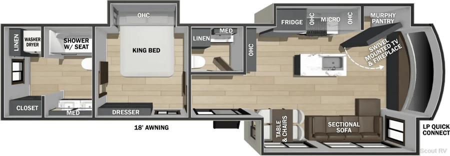 40CFL2B floorplan diagram