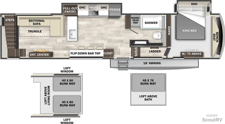 41FWC floorplan diagram