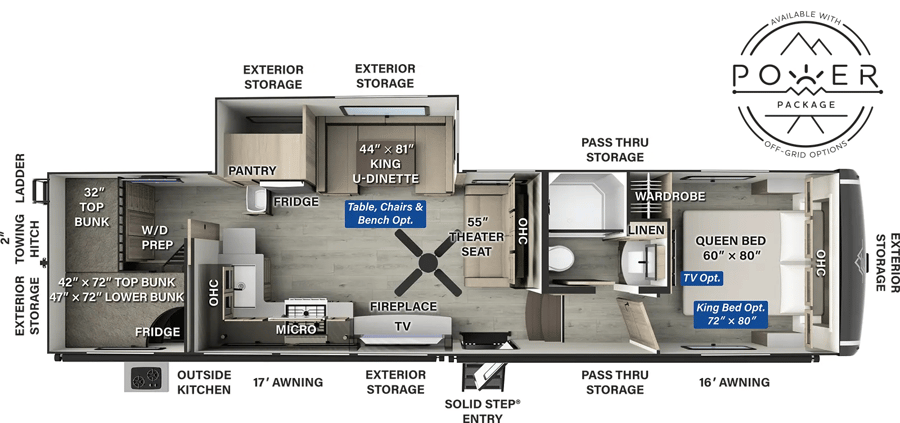 F374DBH floorplan diagram