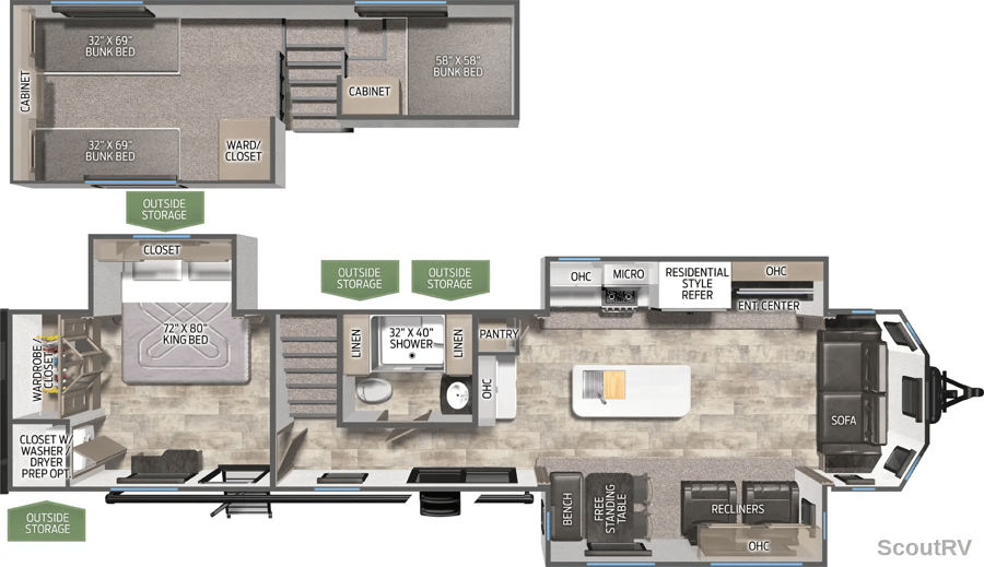 402LFT floorplan diagram