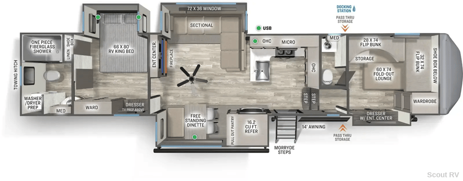 3710HBFB floorplan diagram