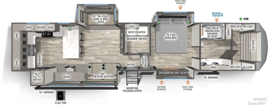 3800RK floorplan diagram