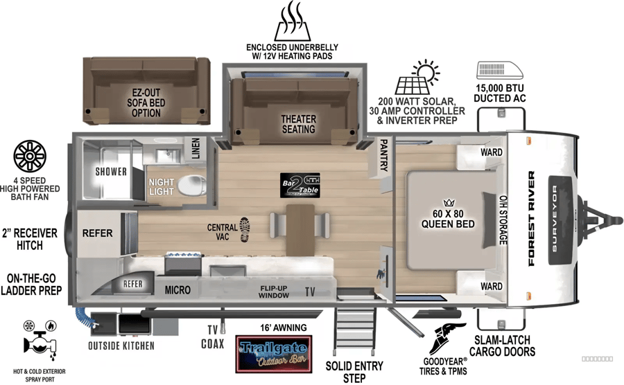 205RKLE floorplan diagram