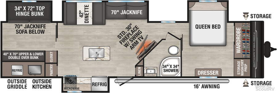 344BHK floorplan diagram