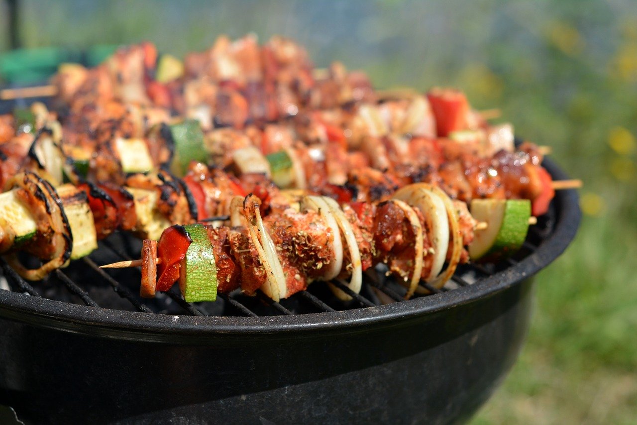Spring Camping Recipe: Healthy Veggie and Chicken Kebabs