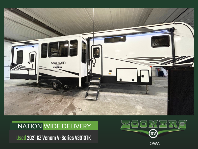 2021 KZ RV Venom - Spacious Fifth-Wheel Toy Hauler