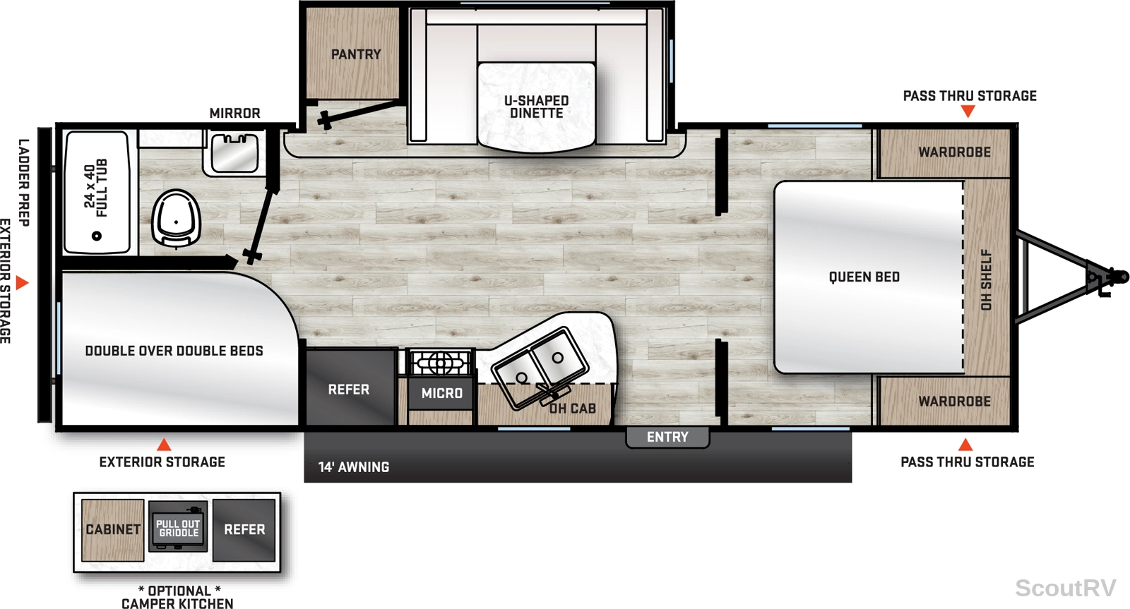 231BHS floorplan